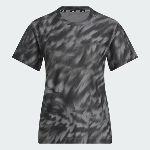 Áo T-shirt chạy bộ adidas Own the Run Allover Nữ - JZ5474