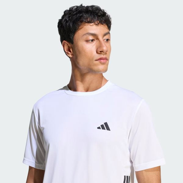 Áo T-shirt tập luyện adidas Essentials Base 3 gạch Nam - KD0699