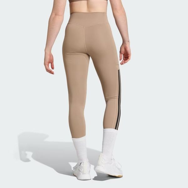 Quần legging tập luyện adidas Optime 3 sọc 1/1 Nữ - JX7319