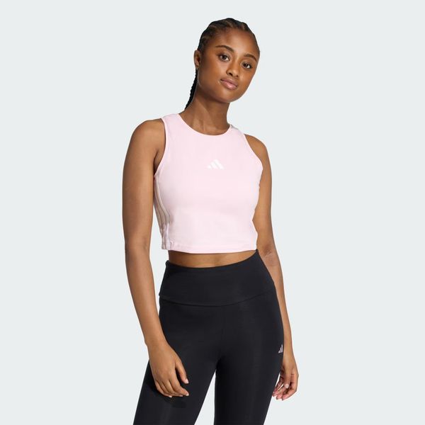 Áo crop top adidas Essentials 3 gạch Nữ - KC5182