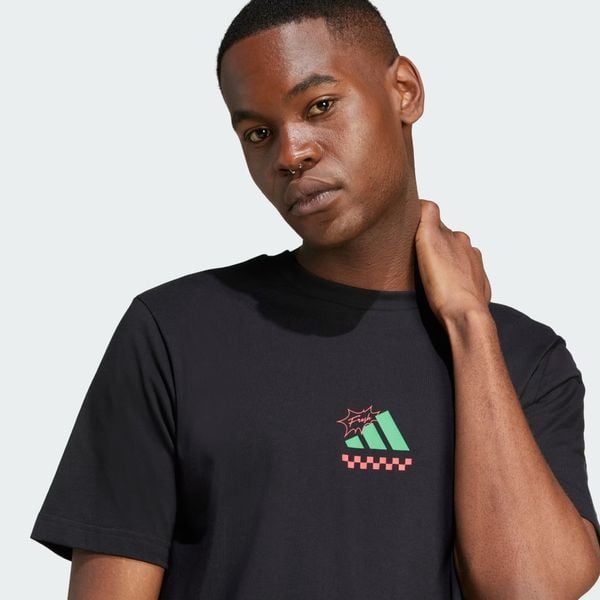 Áo T-shirt adidas Lounge Pizza Nam - JM0347