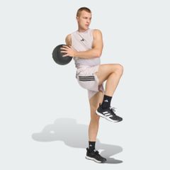 Quần short tập luyện adidas D4T PrimeLift 3 sọc Nam - KD0359