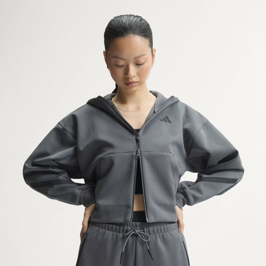 Áo khoác nỉ adidas Z.N.E. dáng lửng Nữ - KF6394