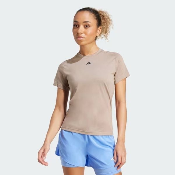 Áo T-shirt tập luyện adidas Minimal Branding Essentials AEROREADY Nữ - JY4570