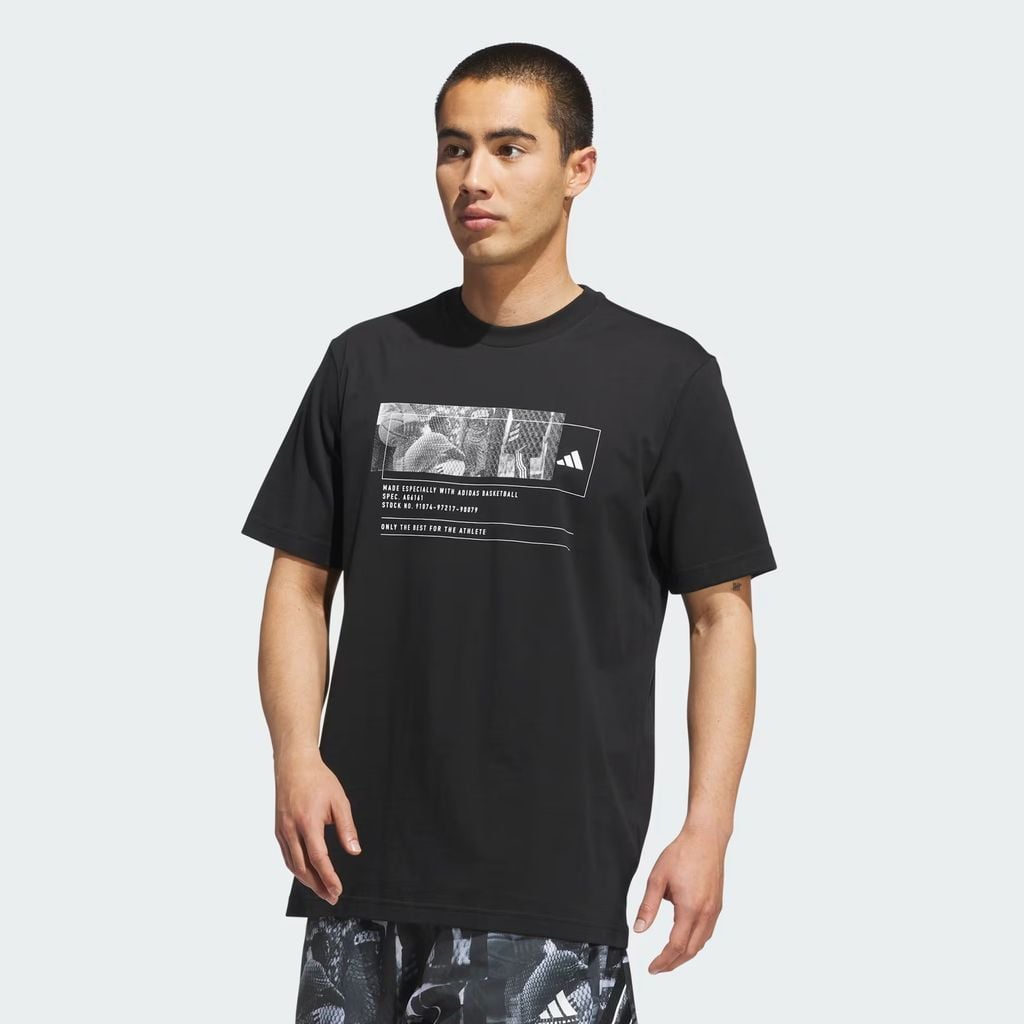 Áo T-shirt bóng rổ adidas Basketball Nam - JV8300