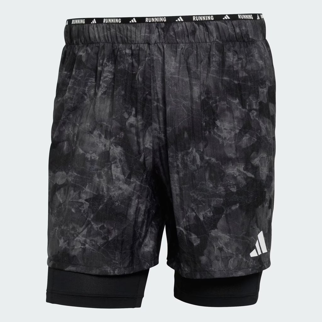 Quần short chạy bộ adidas adi365 Spray Dye 2 trong 1 Nam - KA0315