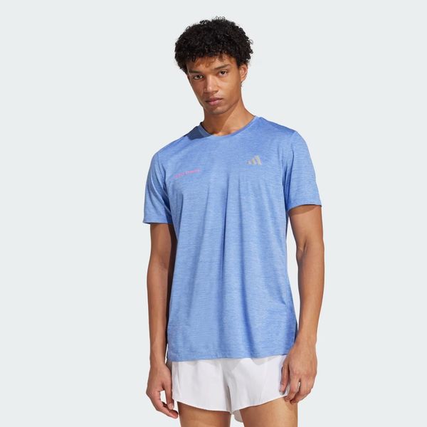 Áo T-shirt chạy bộ adidas Own The Run Melange Nam - JL8725