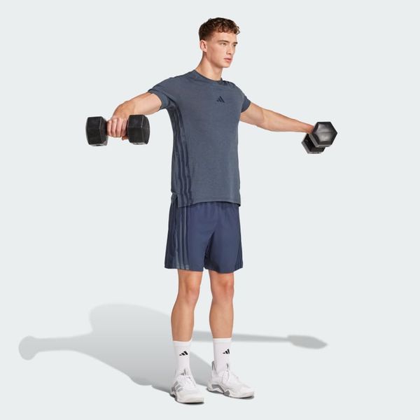 Áo T-shirt tập luyện adidas Designed 4 Training 3 sọc Nam - JI8129