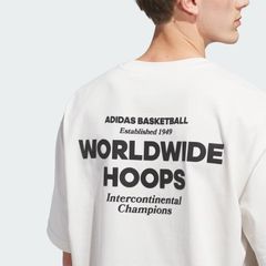 Áo T-shirt bóng rổ adidas Worldwide Hoops Unisex - JW6648