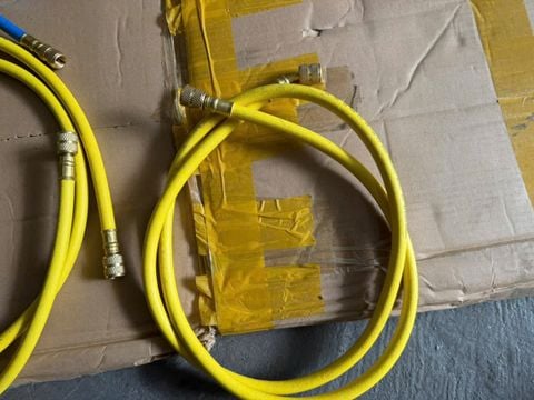 Dây nạp gas đồng hồ áp suất Tasco dài 1.5m,  8mm