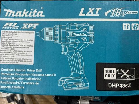 Máy khoan Makita DHP486Z (Chưa Pin & Sạc) new 2026