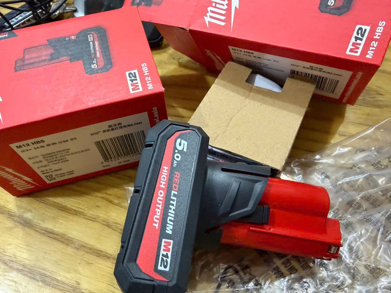 Pin milwaukee 5.0Ah Milwaukee M12 high output