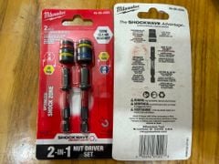 Bộ 2 đầu vặn bu lông kiêm ốc vít đa năng Milwaukee 49-66-4565