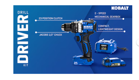 Máy khoan vặn vít Kobalt KDD 2024A