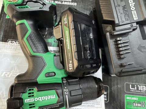 Combo Máy Khoan pin metabo DS18DEX ko than new