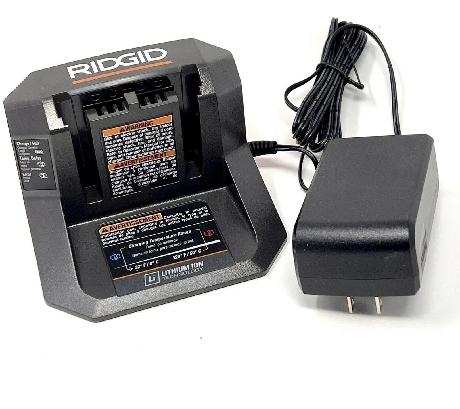 Bộ sạc Ridgid 18v new