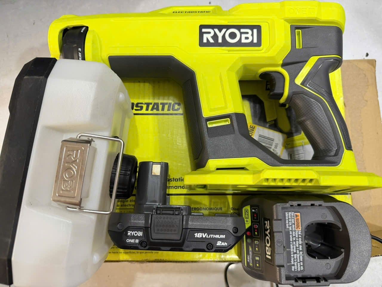 Máy phun khử khuẩn Ryobi PSP02 Ryobi 18v new