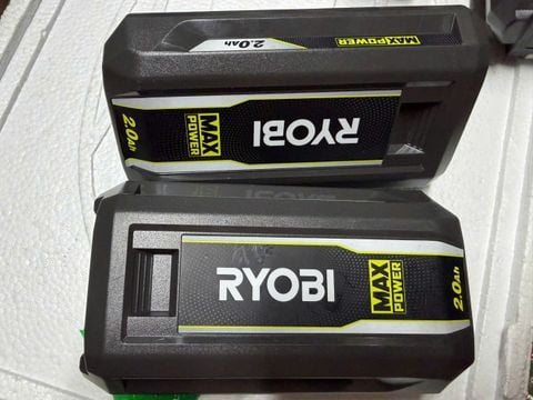 Pin ryobi 40v 2Ah max power new