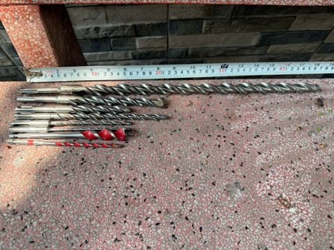 Mũi bê tông siêu  Milwaukee SDS ANSISX gemany ,18, 16, 13, 9.5, 6.5 ,5 , gỗ 16