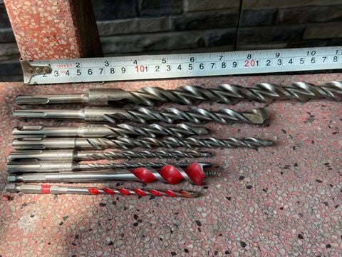 Mũi bê tông siêu  Milwaukee SDS ANSISX gemany ,18, 16, 13, 9.5, 6.5 ,5 , gỗ 16