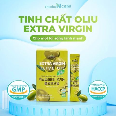  TINH CHẤT Ô LIU EXTRA VIRGIN HỮU CƠ CHUNHO NCARE 