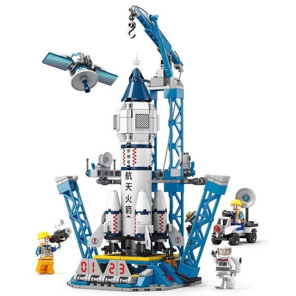  Túi Lego lắp ráp tên lửa không gian 458 chi tiết 
