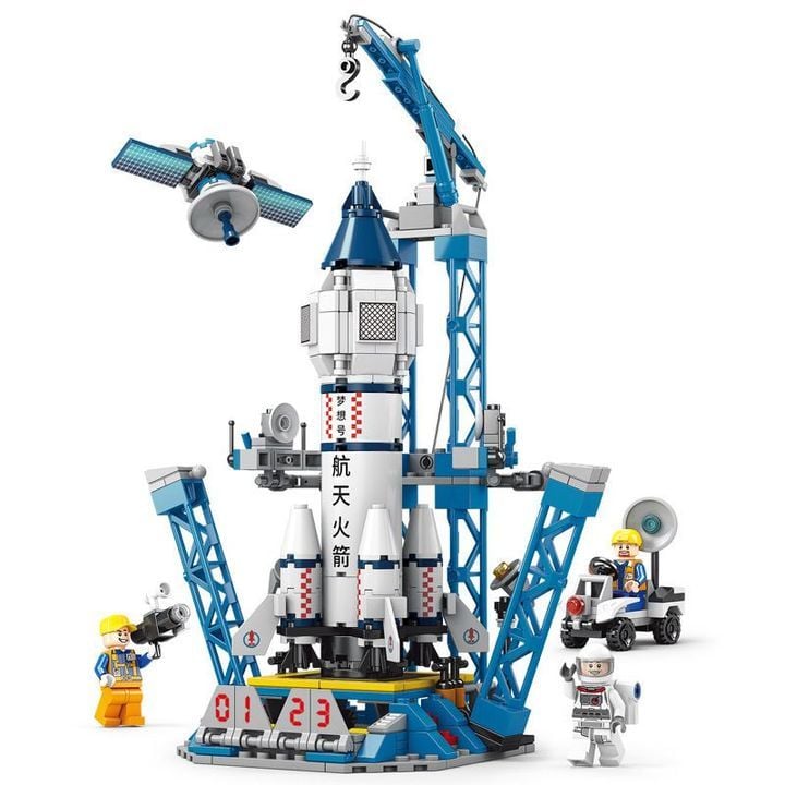  Túi Lego lắp ráp tên lửa không gian 458 chi tiết 
