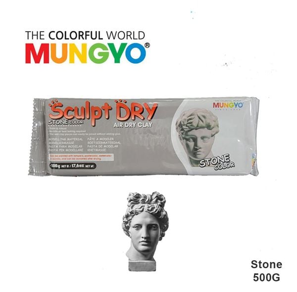  Đất sét mỹ thuật Sculpt Dry Mungyo 500g 