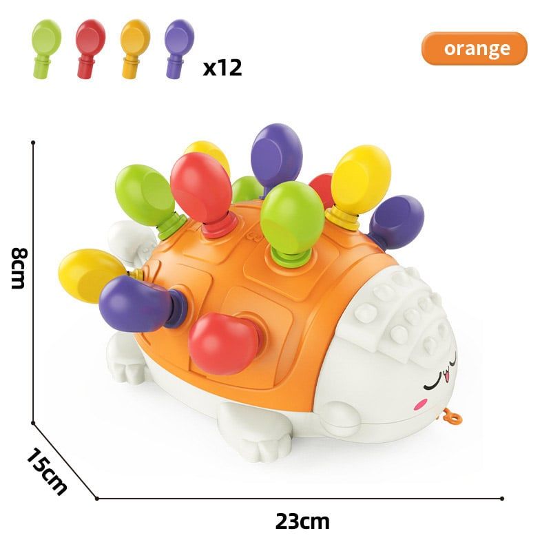  Nhím Cắm Chốt và Kéo dây tập đi đa năng Cho Bé 1+ 