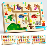  Trò chơi Mê cung từ tính magnetic color classification game 