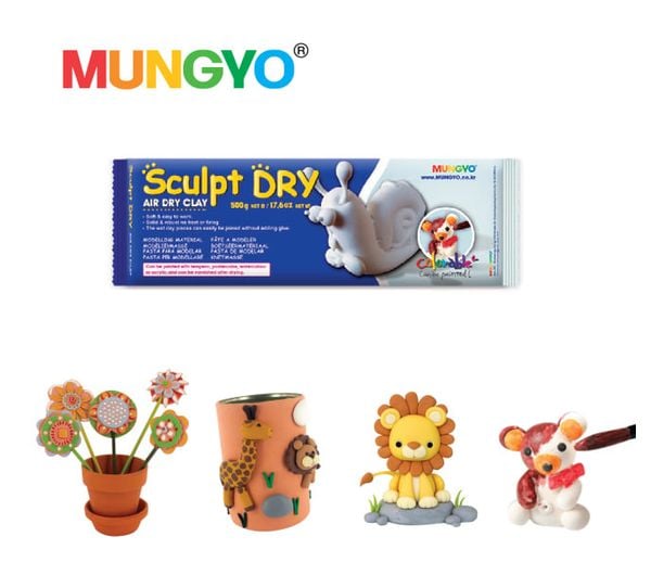  Đất sét mỹ thuật Sculpt Dry Mungyo 500g 