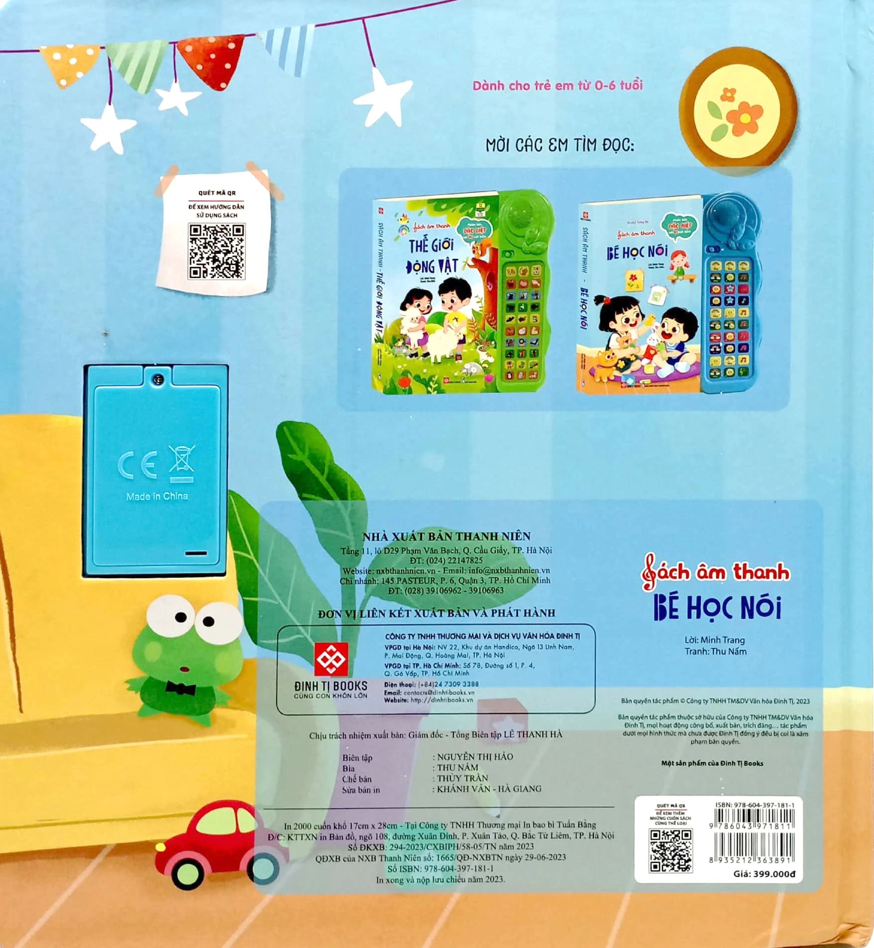  Sách Âm Thanh - Bé Học Nói - Phiên Bản Đặc Biệt Với 30 Nút Bấm 