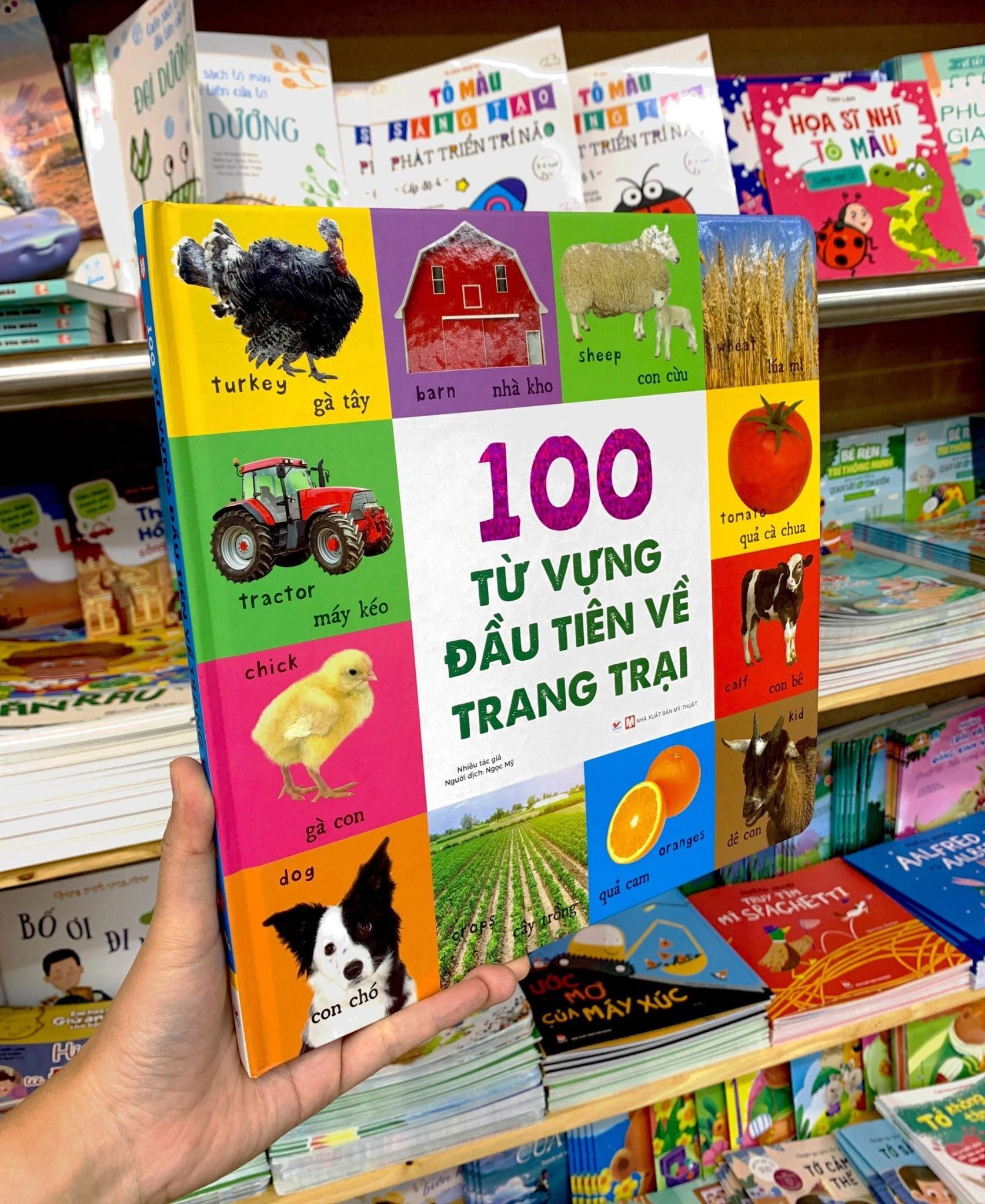 Sách 100 Từ Vựng Đầu tiên Về Trang Trại 
