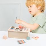  Hộp hình khối đa năng Montessori, đồ chơi gỗ tư duy cho bé 1+ 