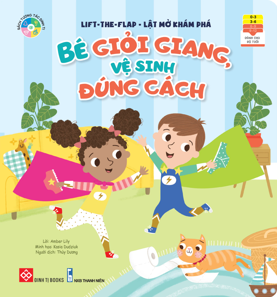  Lift-the-flap - Lật mở khám phá- Bé giỏi giang, vệ sinh đúng cách 