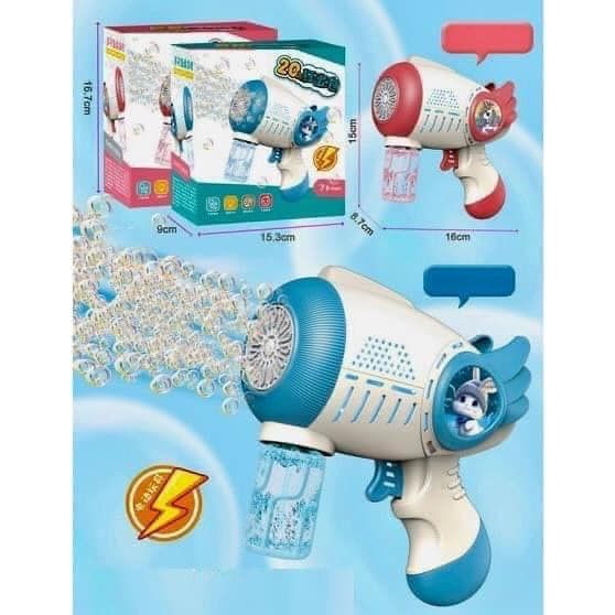  Súng bong bóng hoạt hình dễ thương chạy bằng pin 