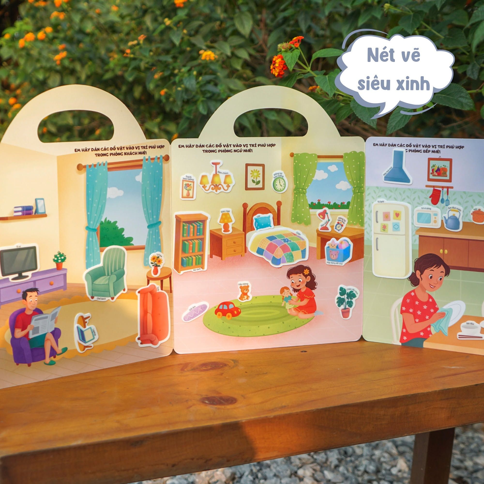 Bóc Dán Sử Dụng Nhiều Lần - Đồ Vật Trong Nhà 