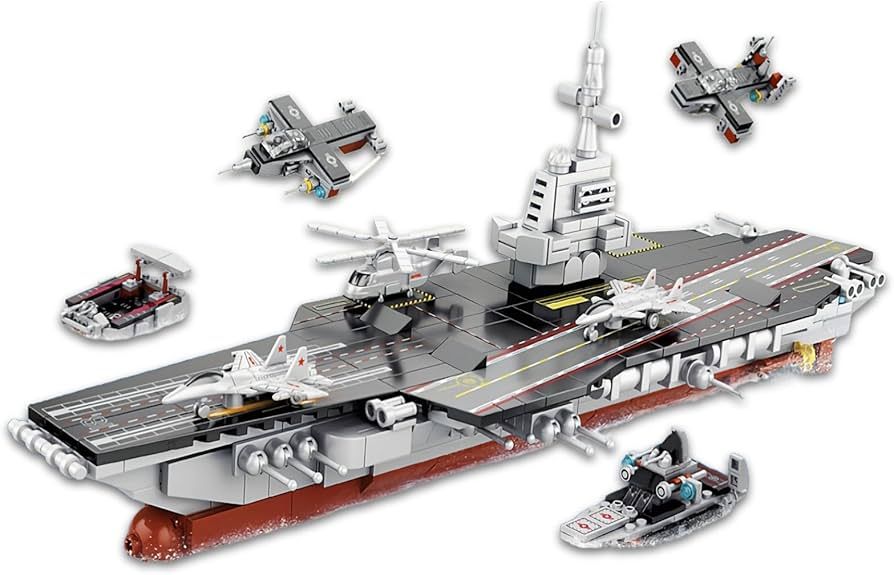  Túi Lego lắp ráp tàu chiến 562 chi tiết  8in1 