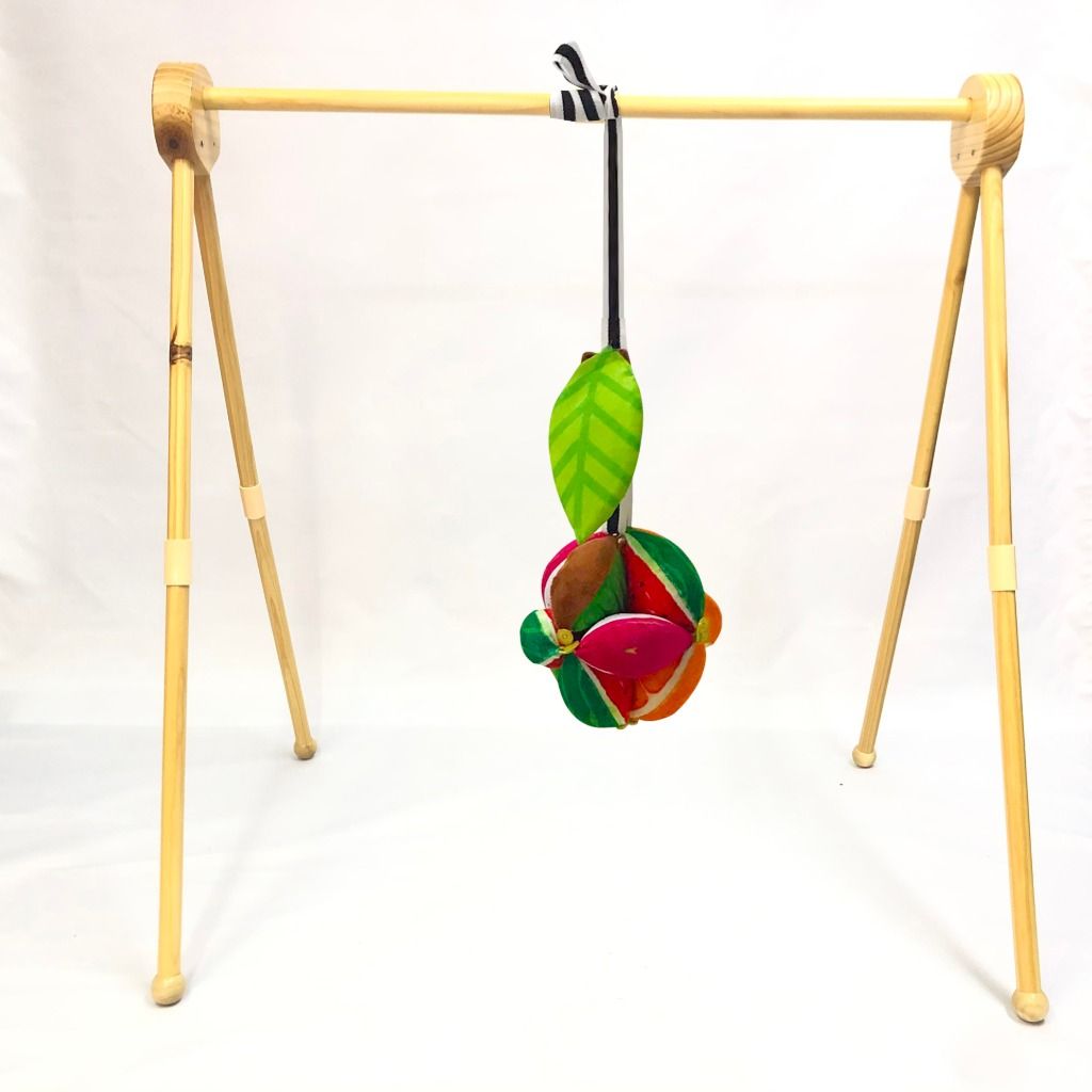  Bóng múi luyện chân Montessori PiPoVietnam, có dây treo cũi, kèm chuông 