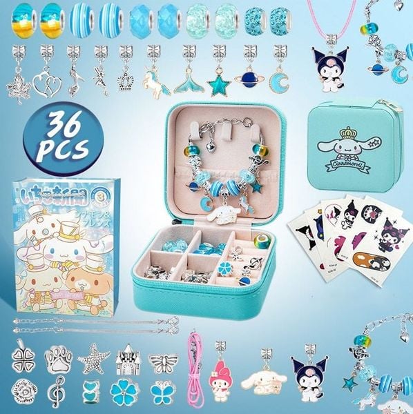  Túi quà set 36 phụ kiện làm trang sức vòng tay 
