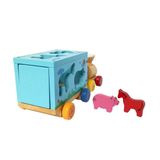  Đồ chơi vận động bằng gỗ cao cấo cho  Xe lửa chở thú Winwintoys 