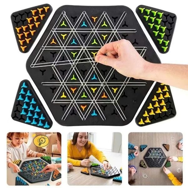  Hộp cờ dây size đại Rubber band Geometry Chess 
