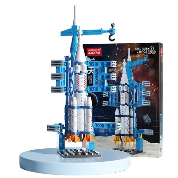  Hộp lego lắp ráp tên lửa vũ trụ 130 chi tiết 