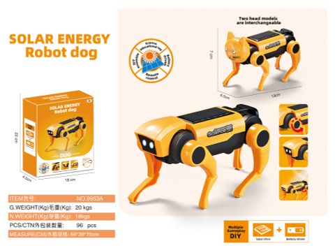  Lắp ráp chó robot thông minh, Đồ chơi giáo dục cho bé 8+ 