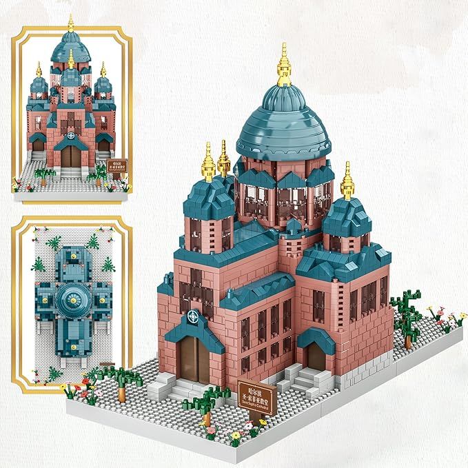  Lắp ráp lego tòa lâu đài 