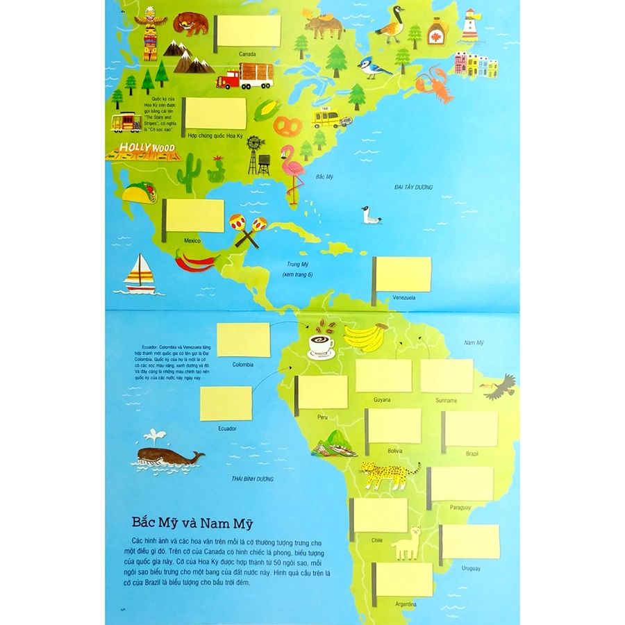  First Sticker Book - Sách Dán Hình Đầu Đời Cho Bé - Quốc Kỳ Các Nước 