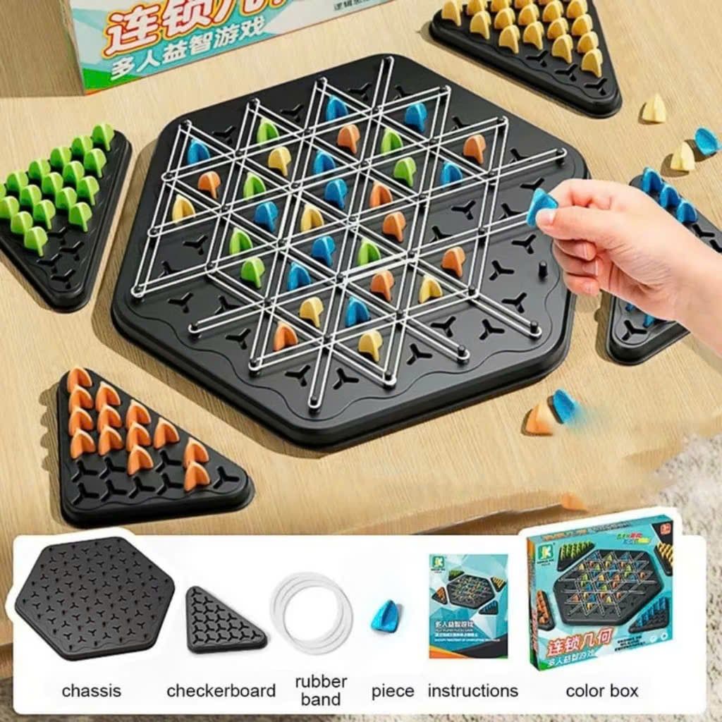 Hộp cờ dây size đại Rubber band Geometry Chess 