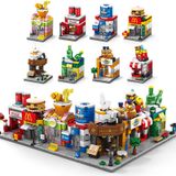  Hộp Đồ Chơi LEGO Lắp Ráp Mô Hình Cửa Hàng 115 Mảnh 