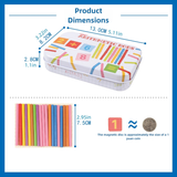  Hộp thiếc que tính và số nam châm, giúp bé làm quen với số học 