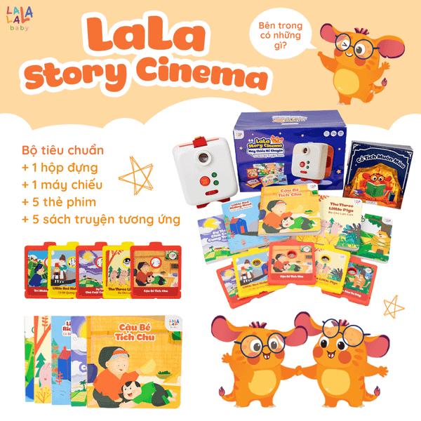  Lala Story Cinema – Máy chiếu kể chuyện cho bé 